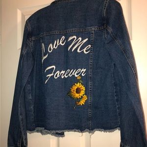 A medium denim jacket